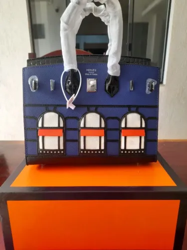 Bolsa hermes BIRKIN20 anos azul