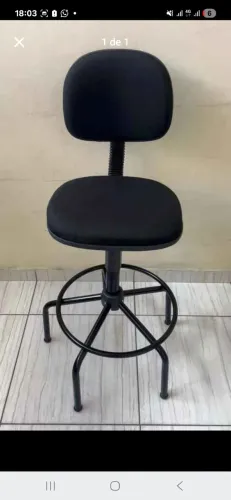 Cadeira caixa alta balcão 