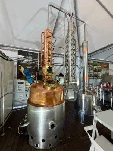 Alambique de Cobre 400 litros - Gin e Vodka
