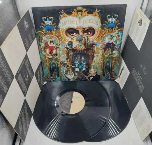 lp Vinil Dangerous Michael Jackson duplo nacional 1991 ZERADAÇO Obra-prima