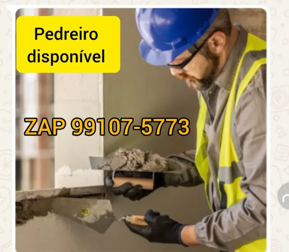 Pedreiro disponível