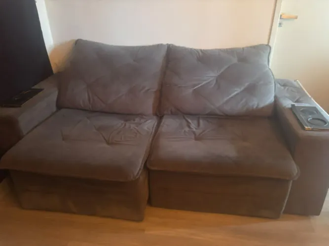 Sofá retrátil 2 lugares