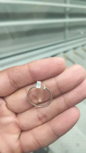 Anel Cravejado de Prata 925 Prata