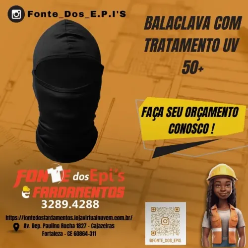 Balaclava UV 50+ - Fonte dos Epis
