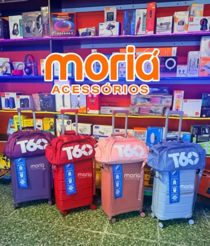 Kit Mala 10kg Polipropileno 55cm com Bolsa de Viagem T60