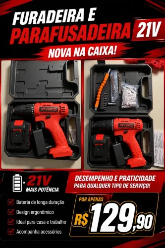 Parafusadeira nova! 
