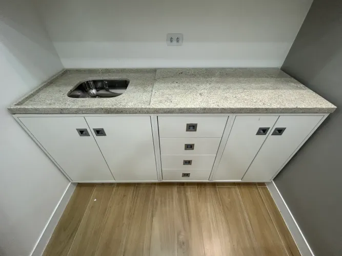 Pia De Granito com Cuba de Inox NOVA