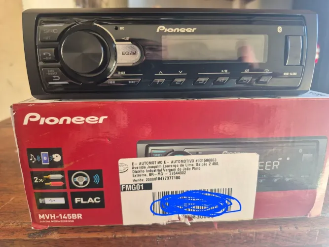 RÁDIO PIONEER NOVO
