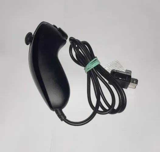 Controle Nunchuk Black Original Da Nintendo - Nintendo Wii