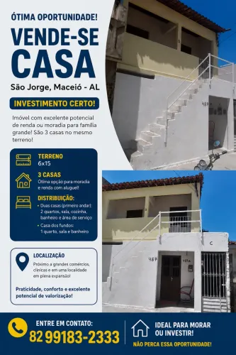 Casa a venda no São Jorge