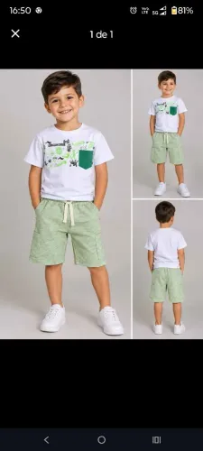 Conjunto infantil menino 5-6 anos