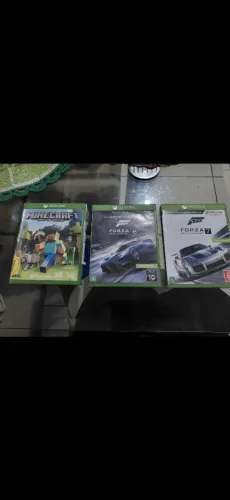 JOGOS XBOX ONE - Forza Motorsport 6 e 7, e minecraft