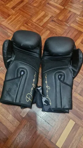 Luvas de Boxe Lima fighter 14oz com desodorizador de luva de boxe carvao ativado e bag