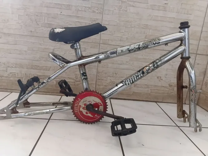 Bike aro 20 cromada quadro raro