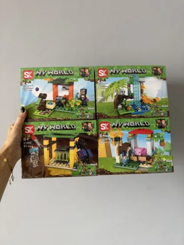 Kit My World Blocos de Montar Tipo Lego