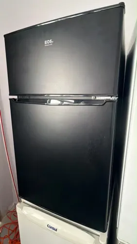 Frigobar Duplex EOS 88L Ice Compact Preto (Freezer Separado) - Perfeito Estado