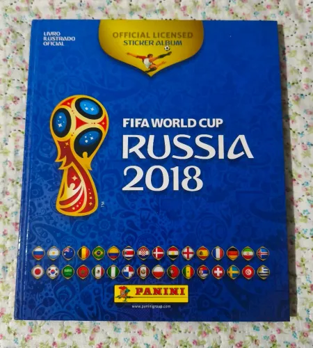 Álbum Capa Dura Completo 2018 Rússia ZERADO