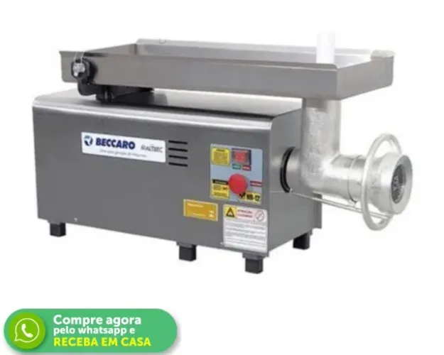 Moedor de Carne Beccaro Boca 22 Inox