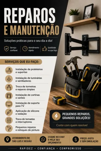 Reparos Residenciais e Instalações | Atendimento Rápido