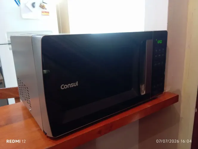 Micro Ondas prata Consul espelhado 30lts