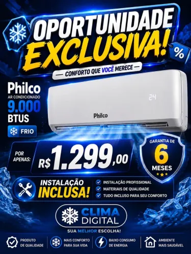 Ar Condicionado + Instalação