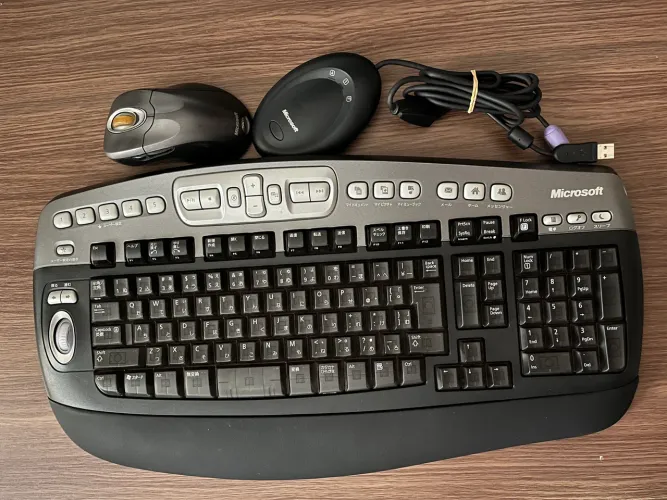 teclado e mouse Microsoft Wireless Optical Desktop Elite.