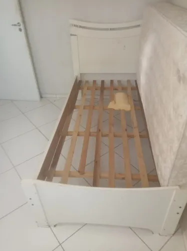 Cama de Solteiro com Colchão
