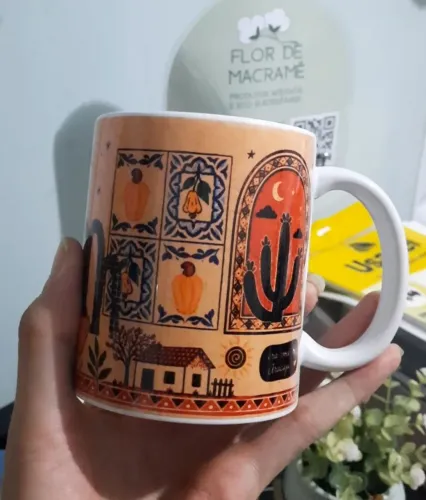 Caneca ARTE AUTORAL meu nordeste/Aracaju