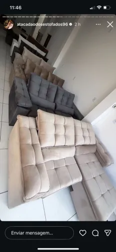 Sofá Retrátil Reclináveis de luxo