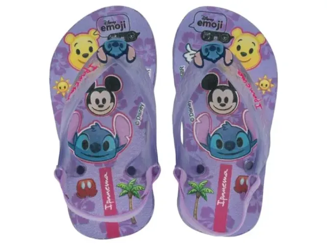 Chinelo de Dedo Baby Infantil Disney Joy Ipanema Lilás 27323BR268