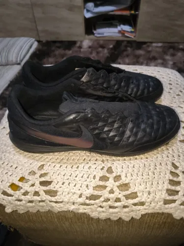Chuteira Futsal Nike Tiempo Couro Legítimo