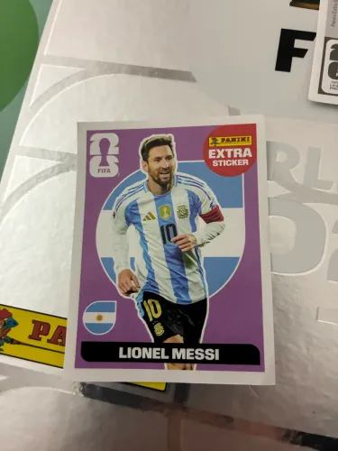 Figurinhas extra messi e doku bordo