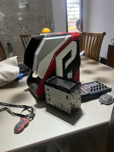 Som automotivo rack mesa de som transmissor pioneer  equalizador controle distancia 