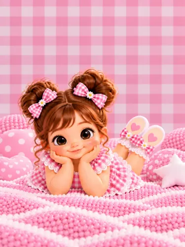QUADRO DECORATIVO INFANTIL - MENINA