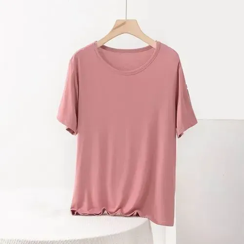 Camiseta Feminina Oversized Confortável Casual Plus Size