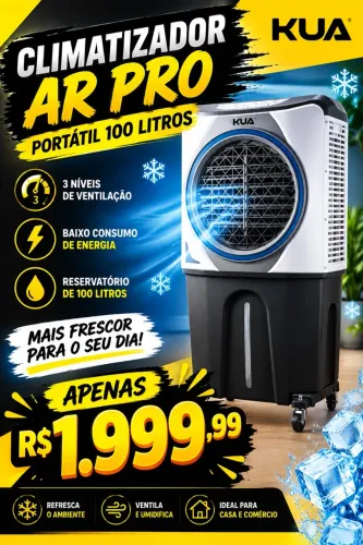 CLIMATIZADOR KALA 100 LITROS 127v NOTA FISCAL E GARANTIA *44