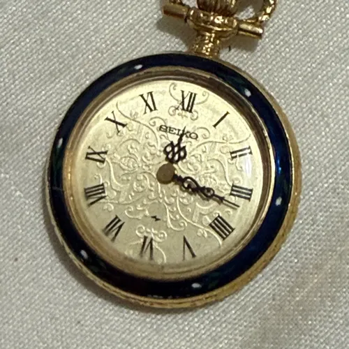Relógio pingente seiko