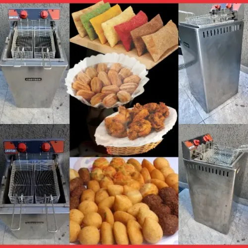 Fritadeira Elétrica FZ28 8000w Croydon - a melhor -  Usada (estudo troca)