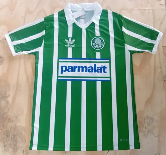 Camisa Palmeiras Retrô Parmalat Clássica Nova