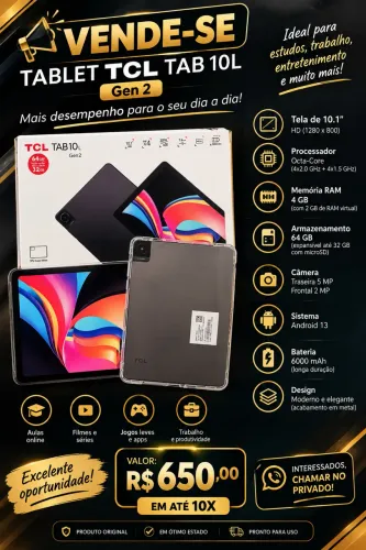 TABLET TCL TAB 10L Gen 2