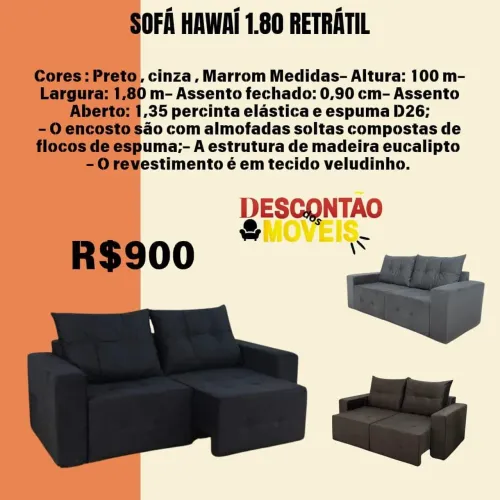 Sofá Retrátil