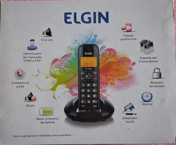 Telefone sem fio Elgin