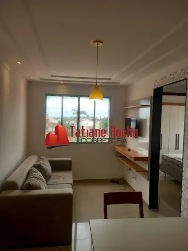 Alugo excelente apartamento mobiliado no Condomínio Parque Flora.