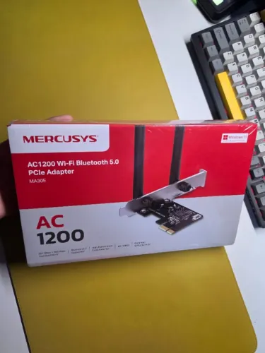 MA30E - Placa De Rede Wifi Mercusys Ac1200 Adaptador Bluetooth
