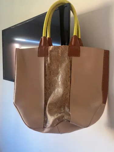 Bolsa couro loja espaço fashion