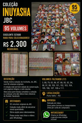 Vendo mangá para colecionadores