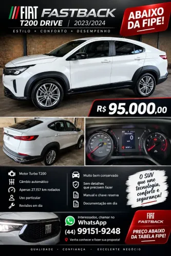 Fiat Fastback 1.0 200 Turbo Flex AUT 2024