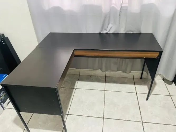 Mesa Em L Para Escritório Escrivaninha