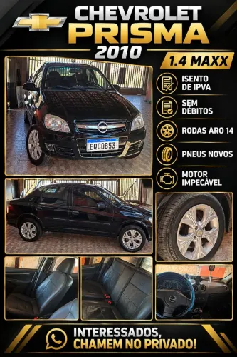 Chevrolet Prisma Sed. Maxx/ LT 1.4 8V Econof. 4P 2011