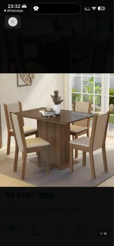 Mesa 4 cadeiras